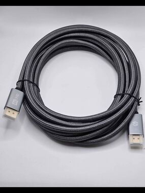 ​Silkland VESA Certified 15FT DisplayPort Cable 4K Braided Gaming Monitor Cord